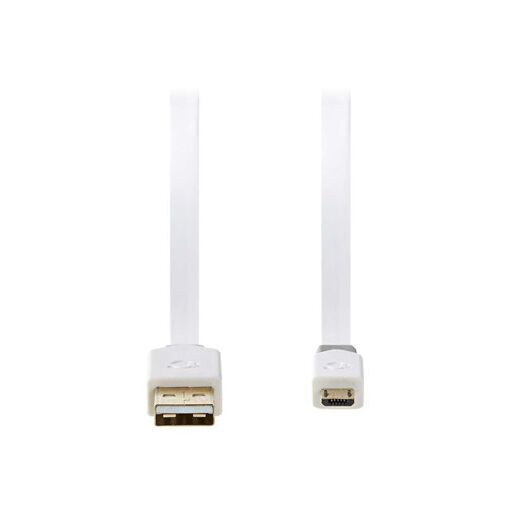 Nedis USB Cable - 1m, White