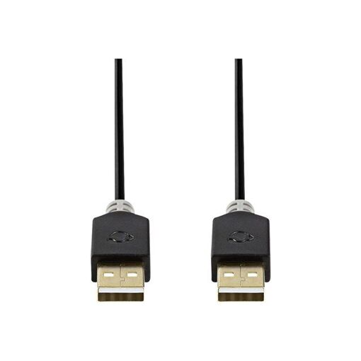 Cable USB Nedis - 2 m, Gris Carbón