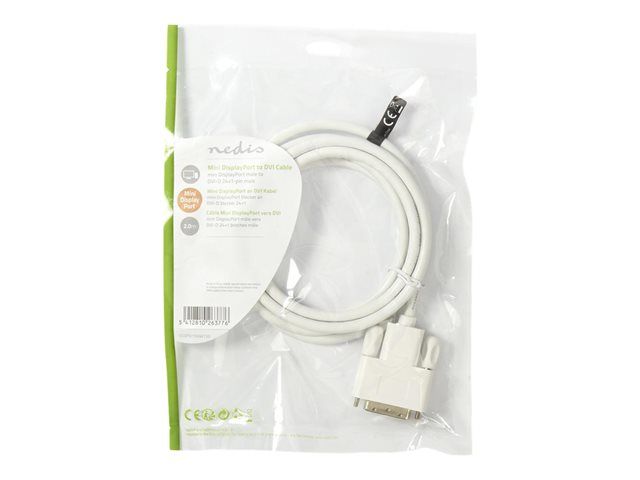 Nedis Mini DisplayPort to DVI-D Adapter Cable - 2m