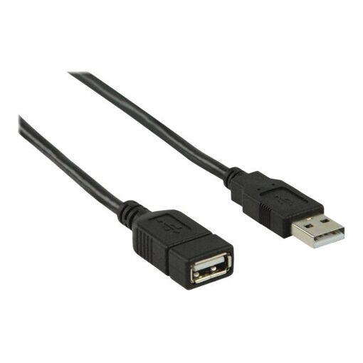 Rallonga de cable USB Nedis - Negro - 2 m - Redondo