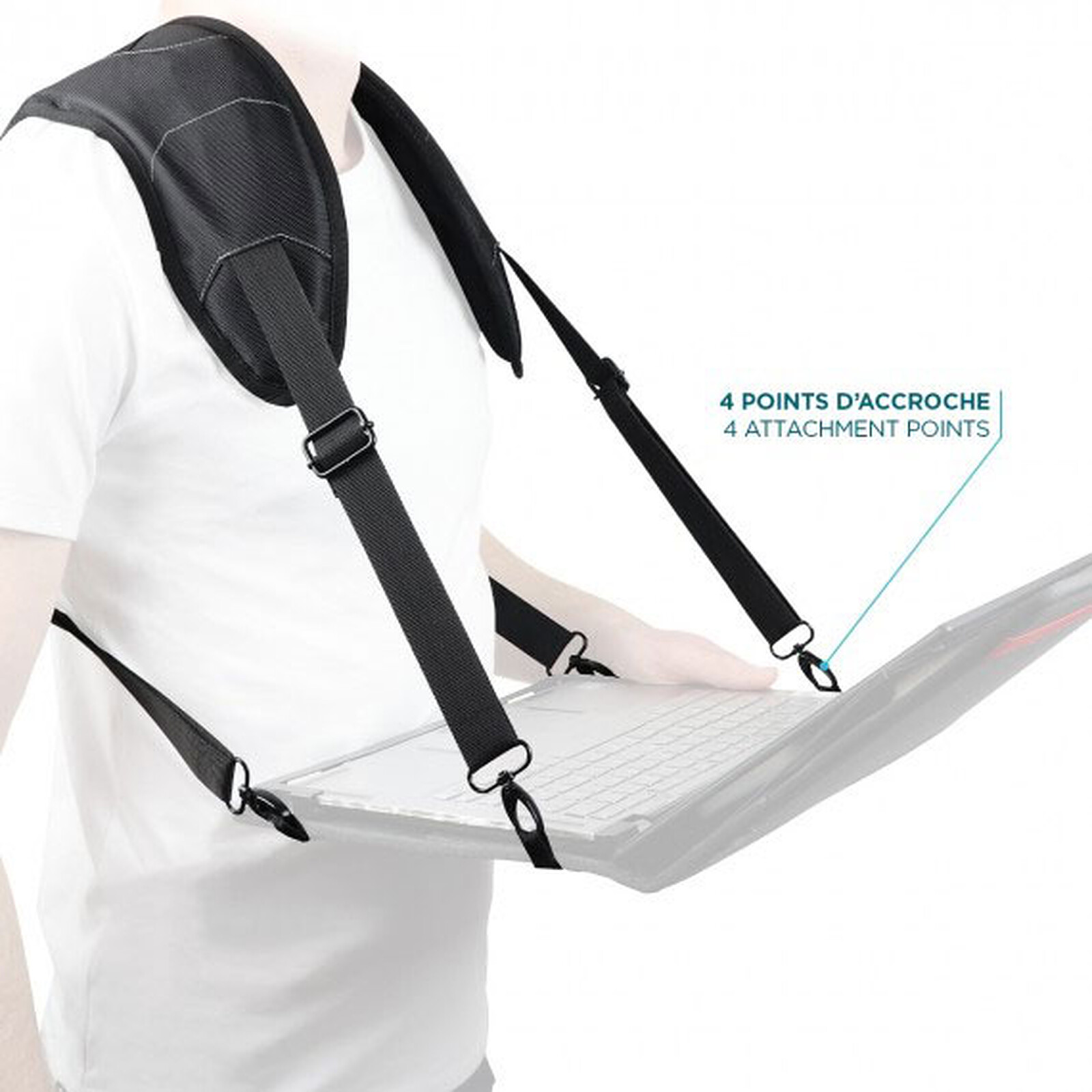 Mobilis 4-point harness Ultra ergonomic and comfortable