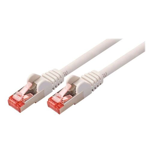 Nedis Network Cable - 1.5m, CAT6 SFTP, RJ-45 (M) to RJ-45 (M), Halogen-free, Molded Round, Gray