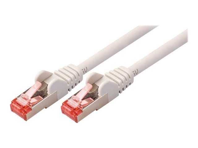 Câble réseau Nedis - 1,5 m, CAT6 SFTP, RJ-45 (M) vers RJ-45 (M), sans halogène, moulé rond, gris