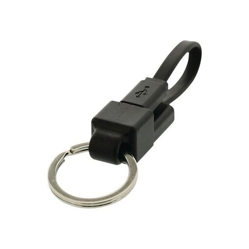 Cable USB Nedis - 1 m, Plano, Negro (USB A a Micro USB B)