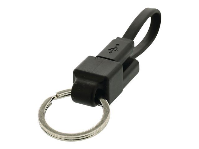 Câble USB Nedis - 1m, Plat, Noir (USB-A vers Micro-USB B)