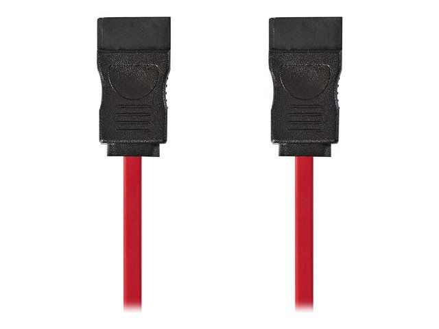 Cable SATA Nedis - 50 cm, Rojo