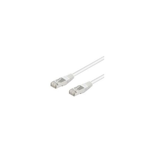 Cable de red Goobay CAT 5e, 2 conectores RJ45, SF/UTP, blindaje de hoja y trenza