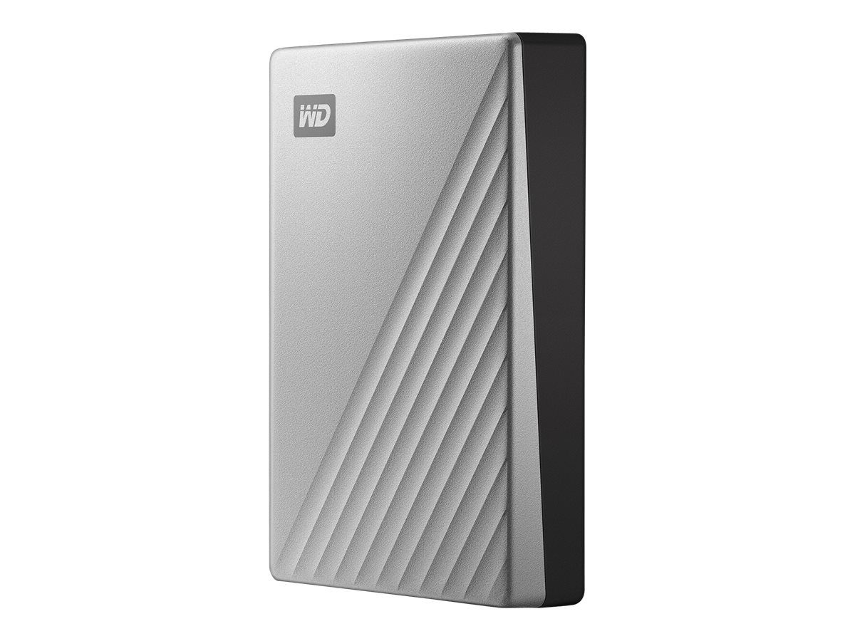Disco duro externo WD My Passport Ultra 4 TB para Mac - USB-C - Encriptado - Plata