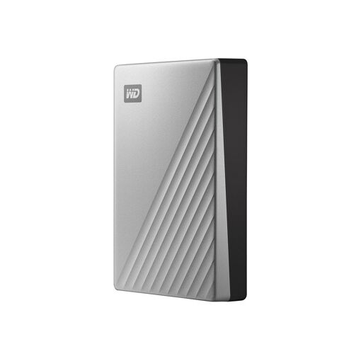 WD My Passport Ultra 4TB External Hard Drive for Mac - USB-C - Encrypted - Silver