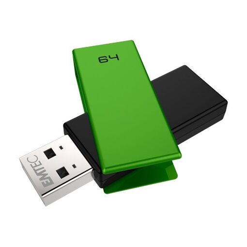 Dexxon C350 Brick - USB Flash Drive - 64GB - USB 2.0 - Green
