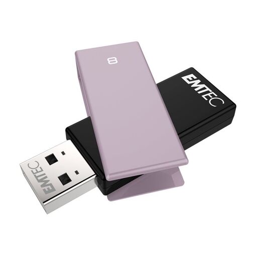 Dexxon EMTEC C350 Brick 2.0 USB Drive - 8GB, USB 2.0 - Purple