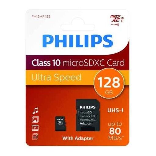 Philips 128GB Micro SDXC Card Class 10