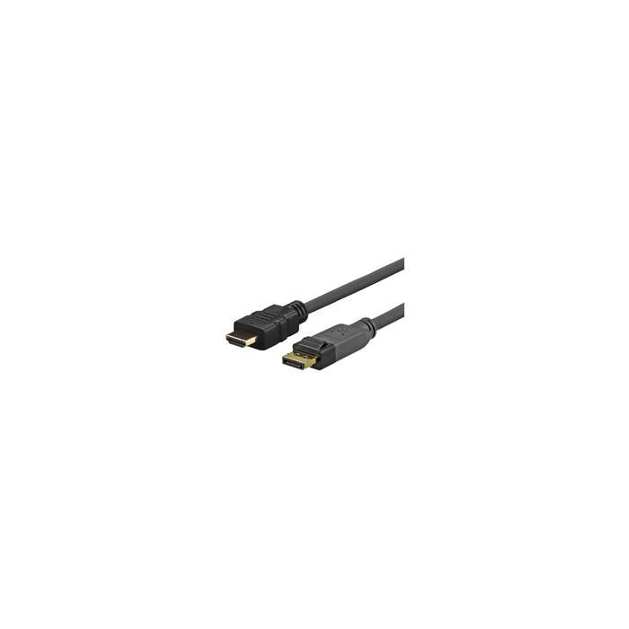 VivoLink Pro 1.5m DisplayPort to HDMI Adapter (Locking, 4K Support)