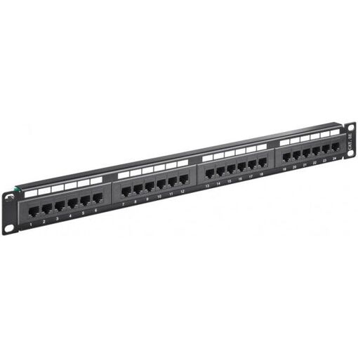 Goobay 24-Port CAT5e Patch Panel RJ45 19