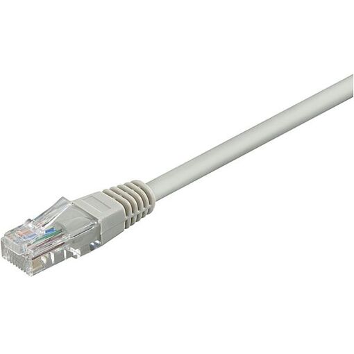 Câble réseau Goobay RJ45 U/UTP Cat 5e, 7,5 m, gris