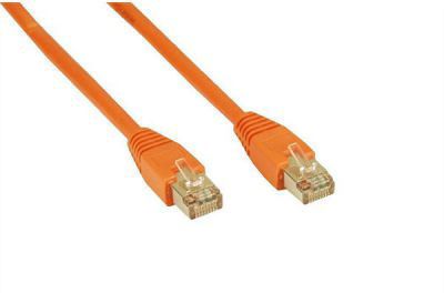 Goobay RJ45 CAT5+ Patch Cable, 0.5m, Orange