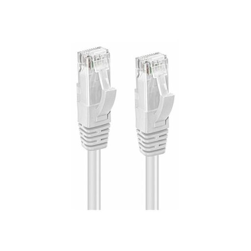 Câble réseau MicroConnect - 40 cm UTP CAT6 - RJ-45 (M) vers RJ-45 (M) - Sans halogène, verrouillé - Blanc