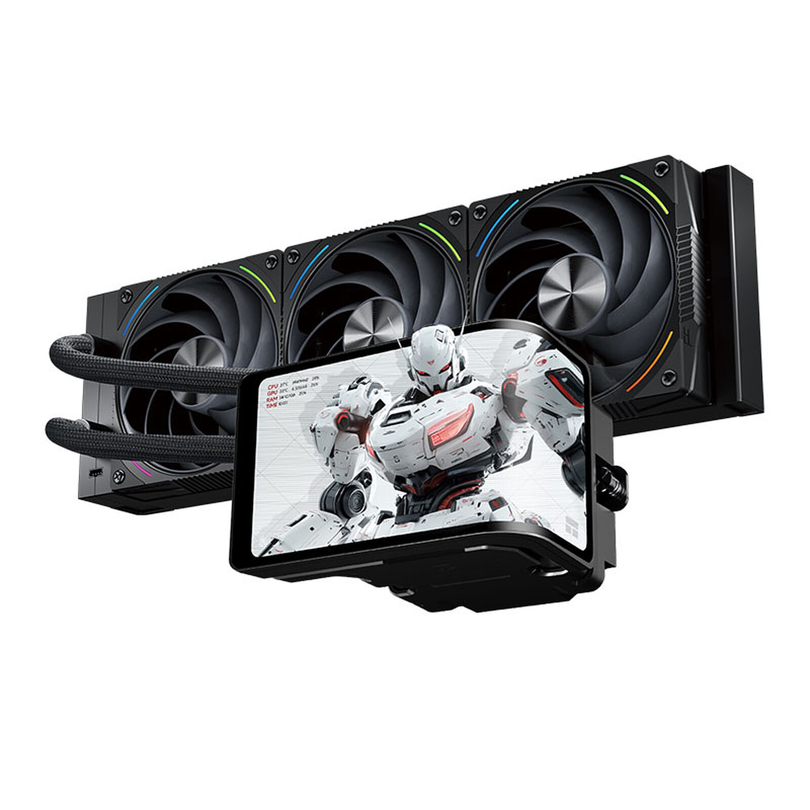 Thermalright Wonder Vision 360 Turbo ARGB Black - Black