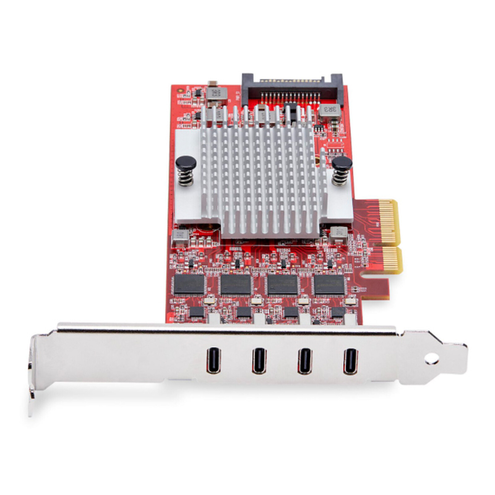 Tarjeta controladora StarTech.com de 4 puertos USB-C