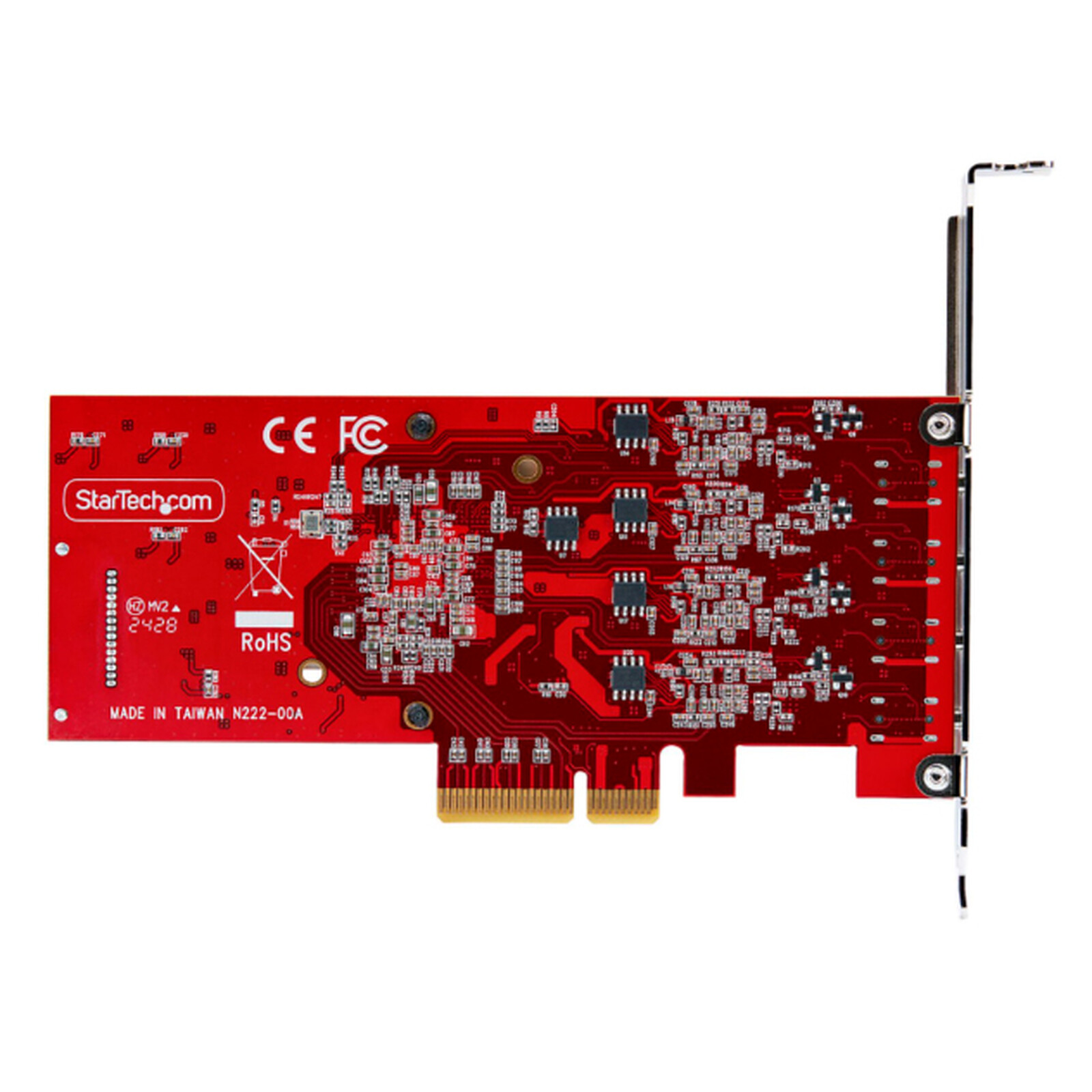 Tarjeta controladora StarTech.com de 4 puertos USB-C