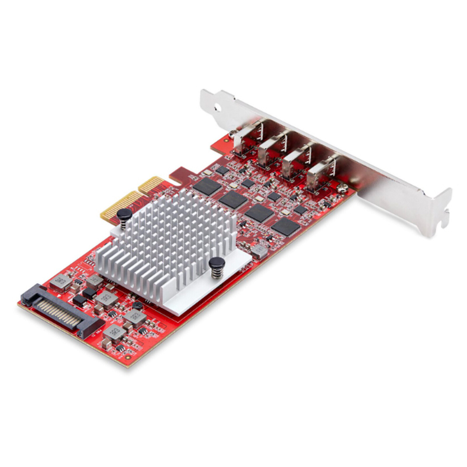 Tarjeta controladora StarTech.com de 4 puertos USB-C