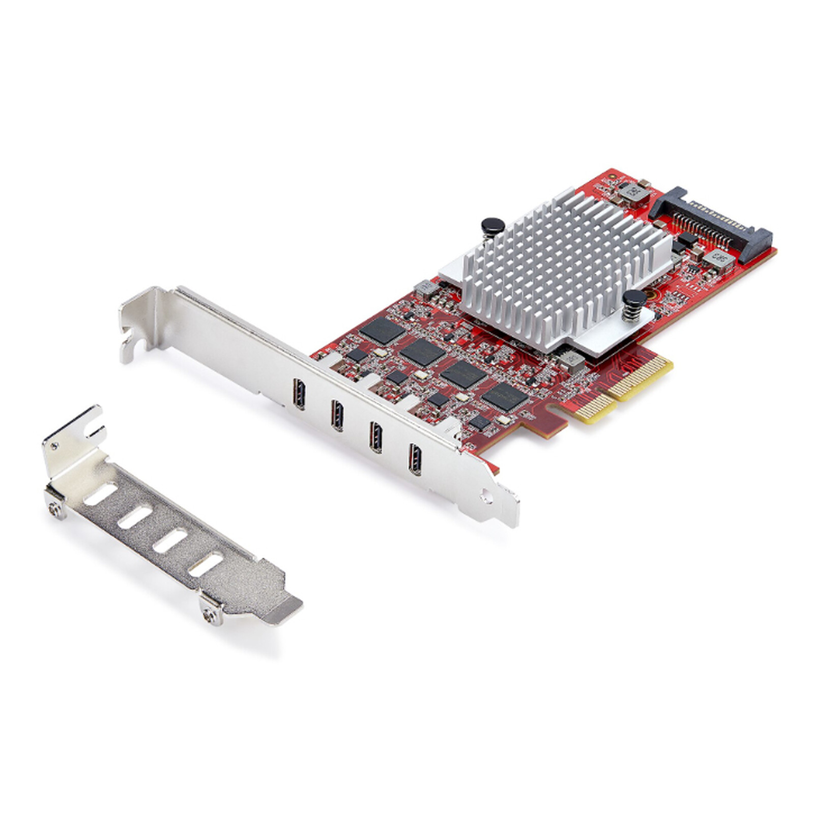 Tarjeta controladora StarTech.com de 4 puertos USB-C