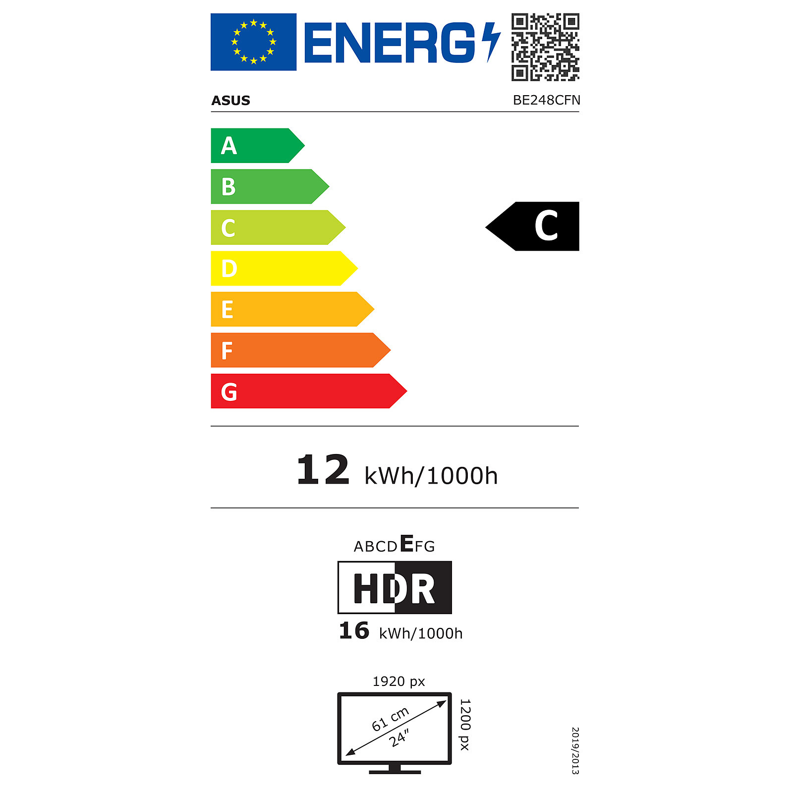 ASUS 24.1" LED - BE248CFN