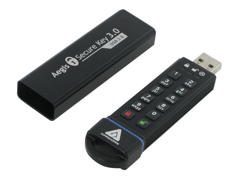 Apricorn Aegis 3.0 - Encrypted USB Key - FIPS 140-2 Level 3 - 16GB - USB 3.0