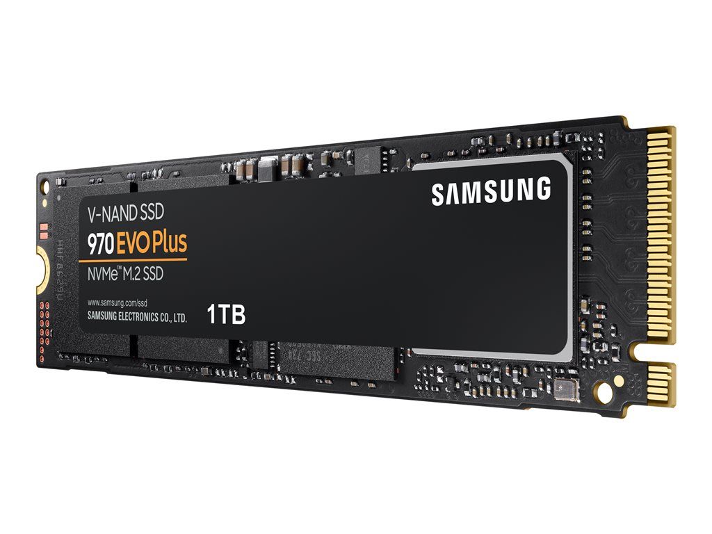 Samsung 970 EVO Plus 1TB Internal SSD - M.2 2280 PCIe 3.0 x4 (NVMe) - 1GB Cache - AES 256-bit Encryption