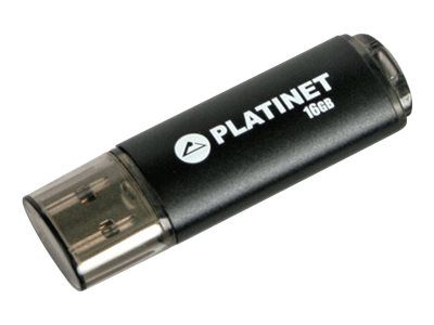 Platinet X-Depo 16GB USB 2.0 Flash Drive - Black