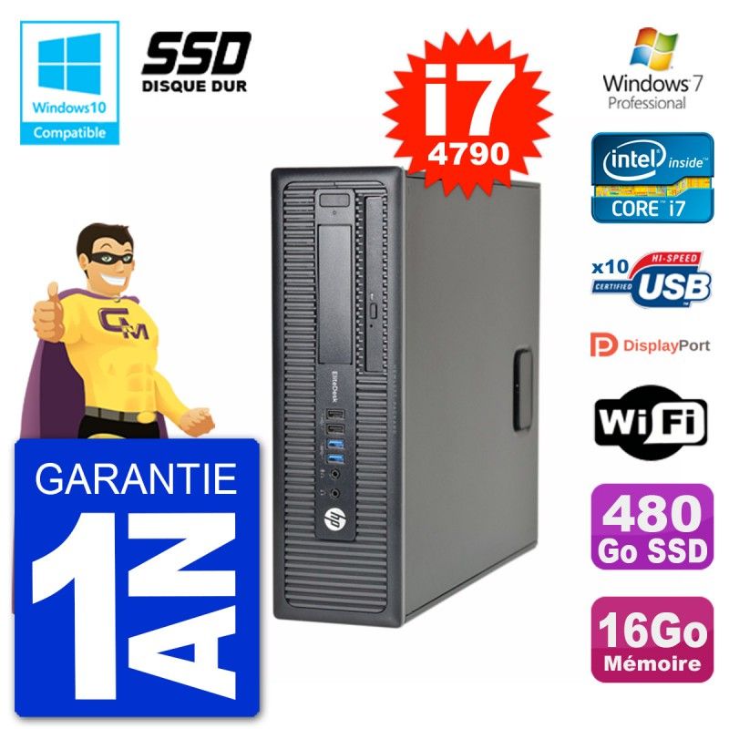 HP EliteDesk 800 G1 SFF Desktop Computer