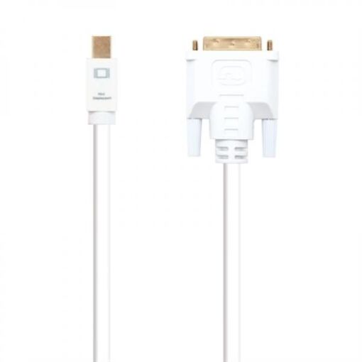 NanoCable 2m Mini DisplayPort to DVI Adapter Cable - White