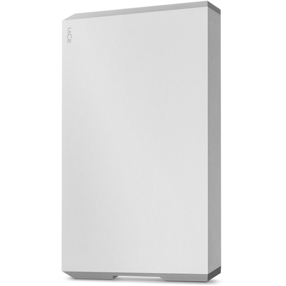 Lacie Mobile Drive - 2TB External Hard Drive - USB-C (Silver Moon)