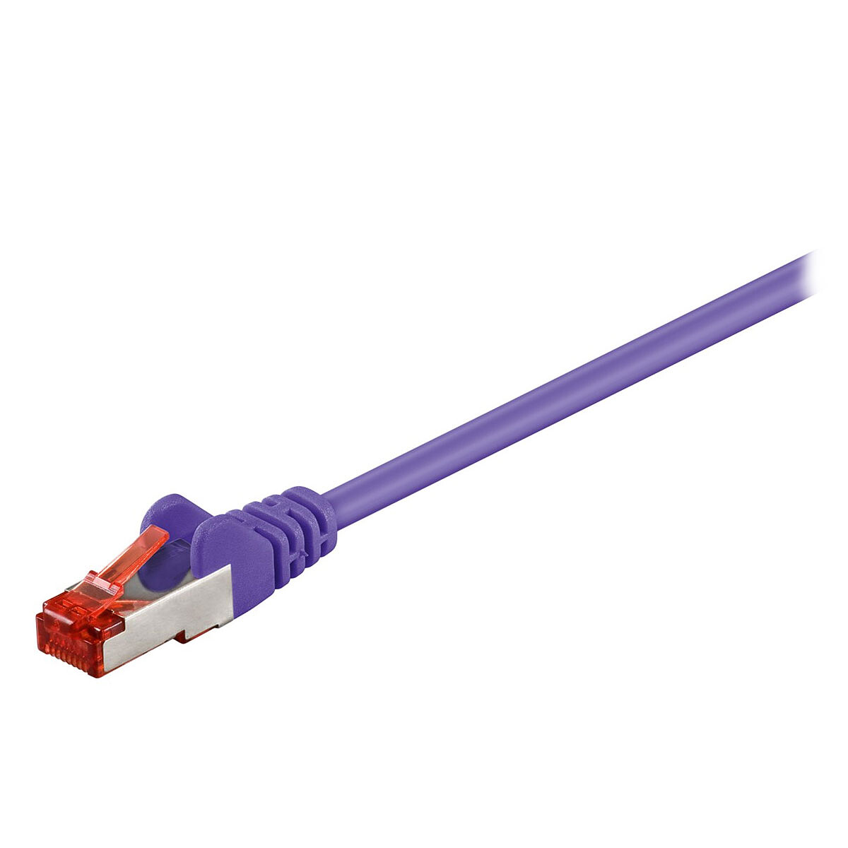 Goobay Câble Réseau RJ45 Cat 6 S/FTP 2 m (Violet)