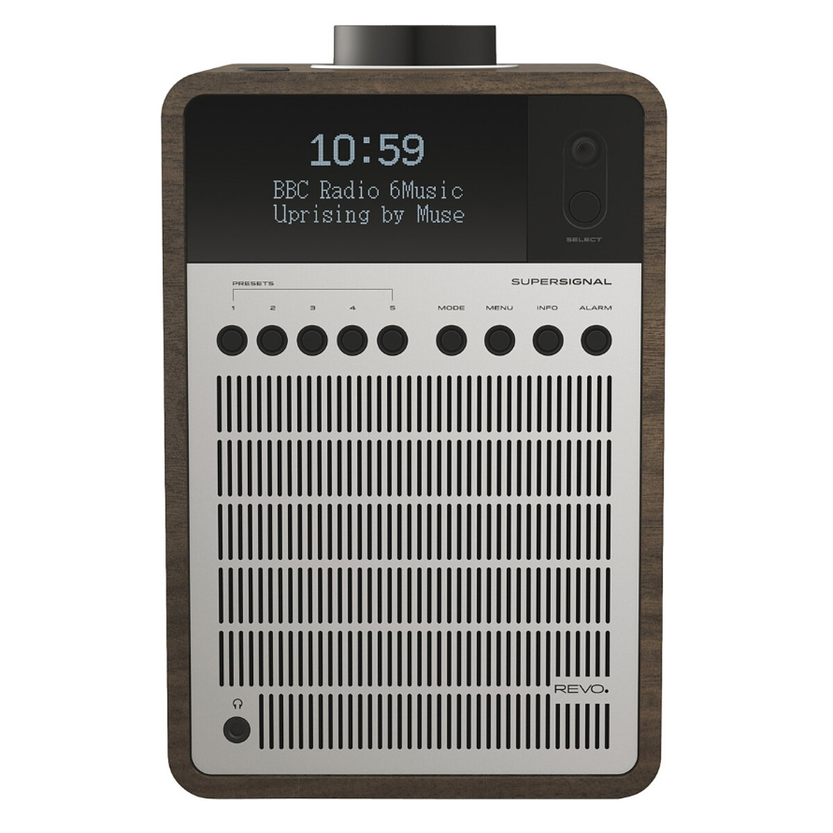 Revo SuperSignal Noyer/Argent