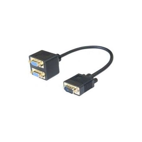 Dexlan 1 VGA to 2 VGA Cable - 30CM
