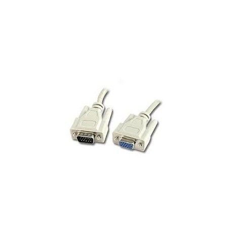 Connectland VGA HD15 Male-Female Shielded Cable 2m