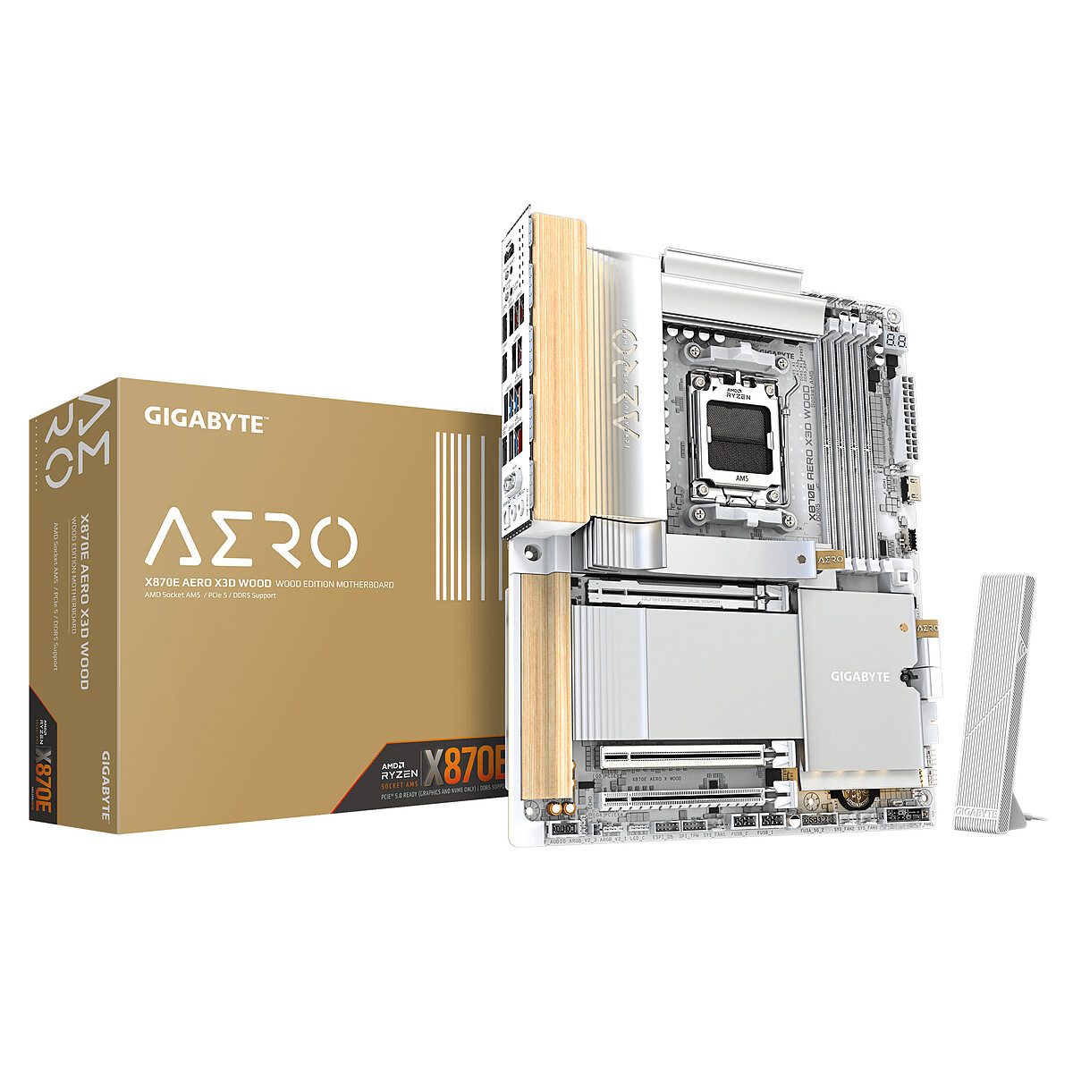 Gigabyte X870E AERO X3D WOOD