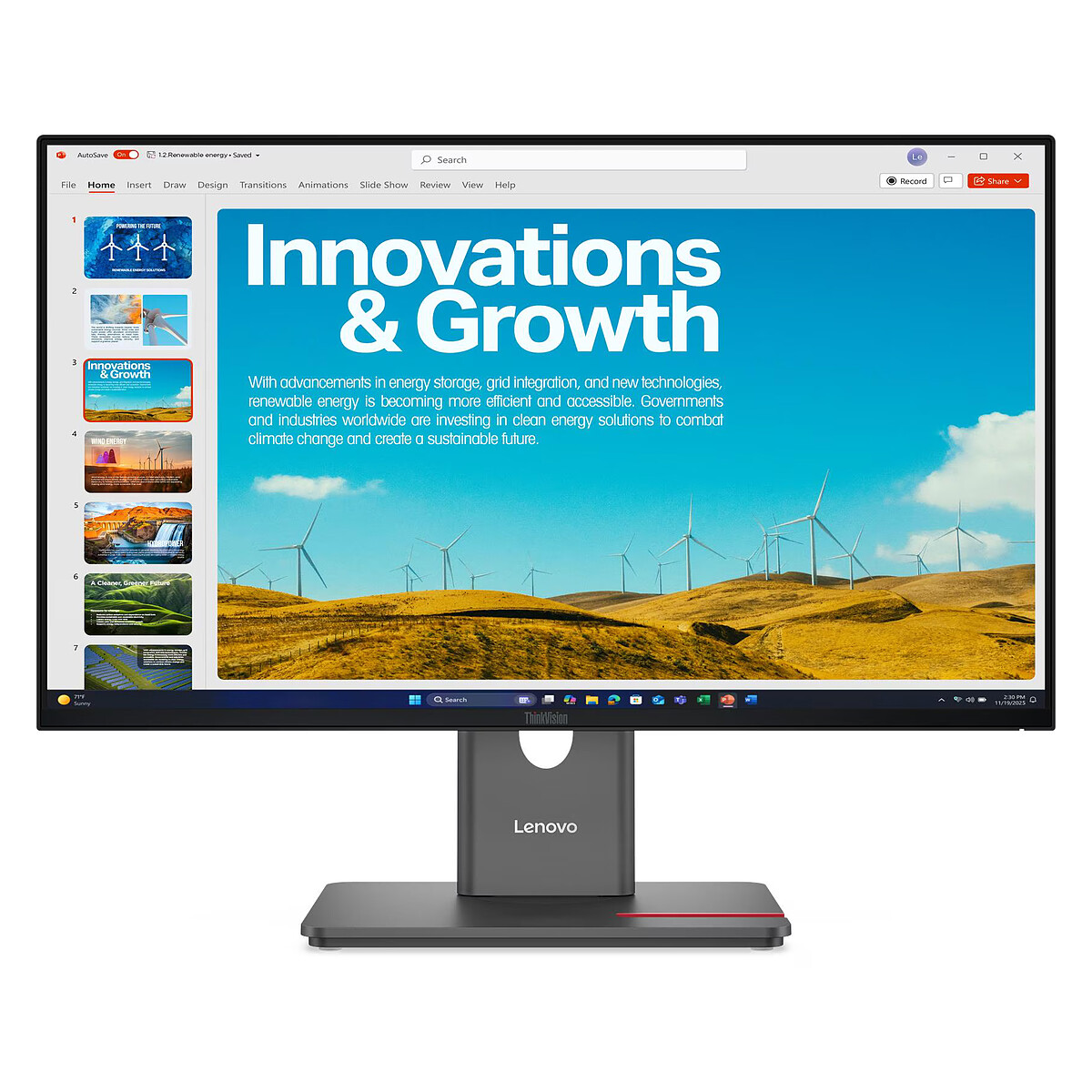 Lenovo 23.8" LED - ThinkVision P24QD-40