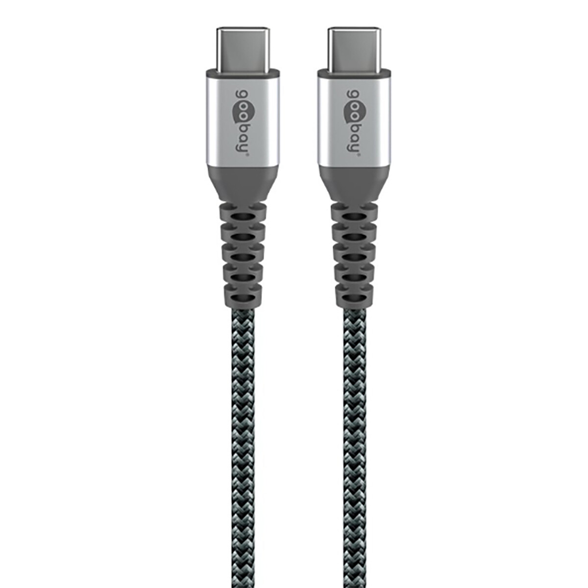 Goobay Câble SuperSoft Textile USB-C 2.0 (M/M) - 0.5 m