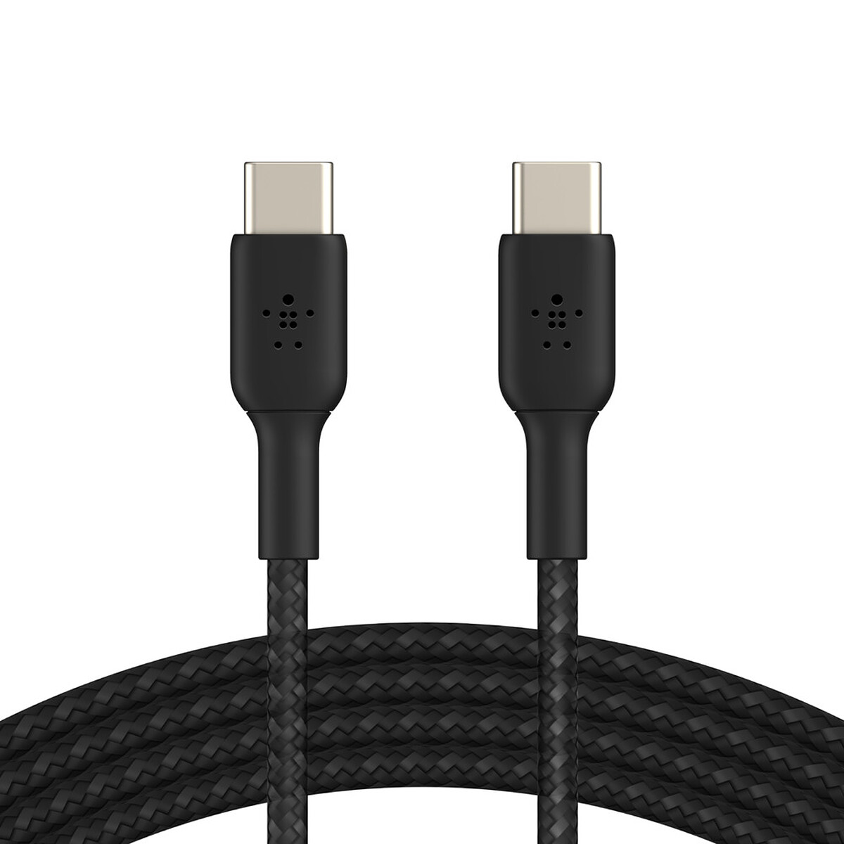 Belkin Câble USB-C vers USB-C renforcé 60 W (Noir) - 15 cm