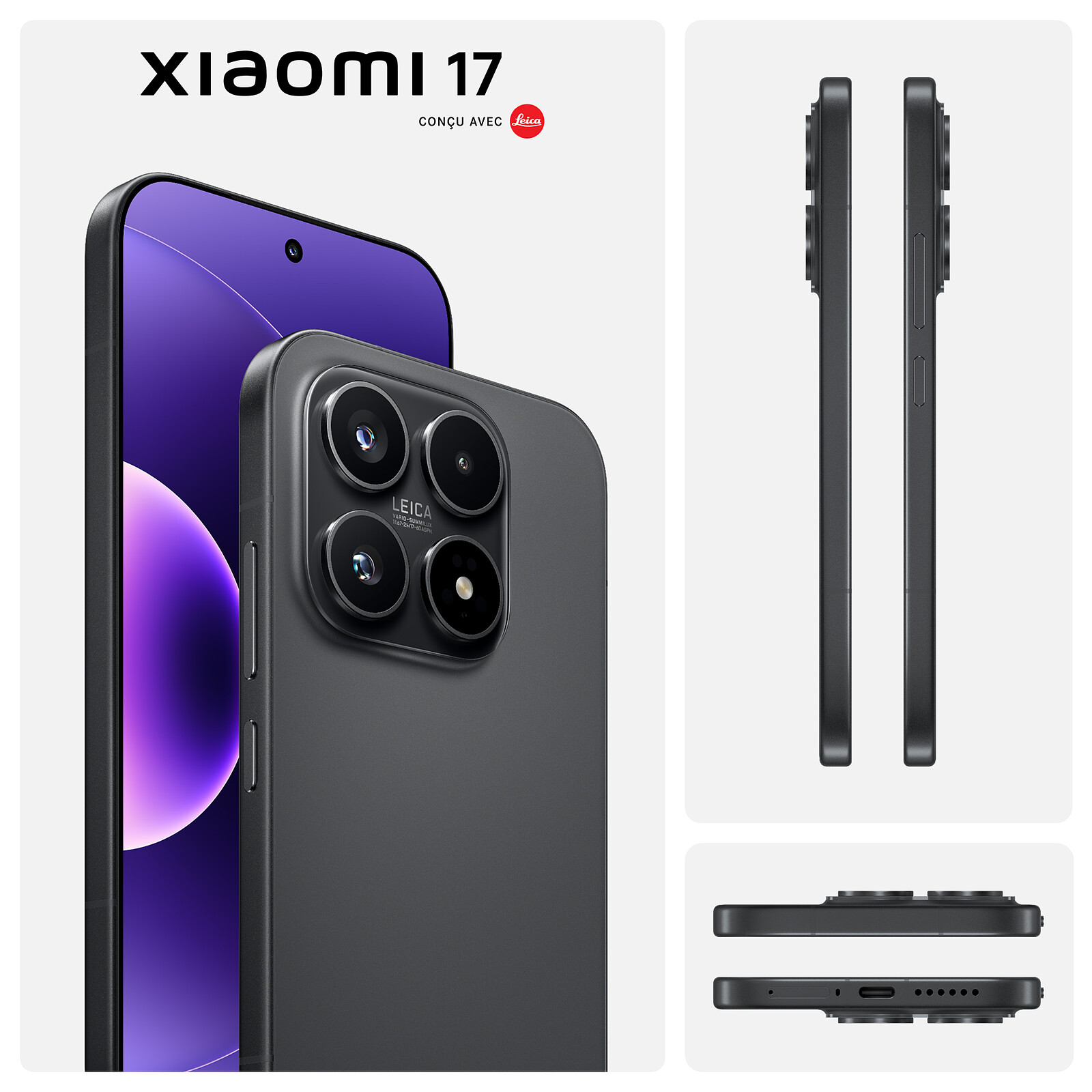 Xiaomi 17, Leica Black, 12GB/512GB