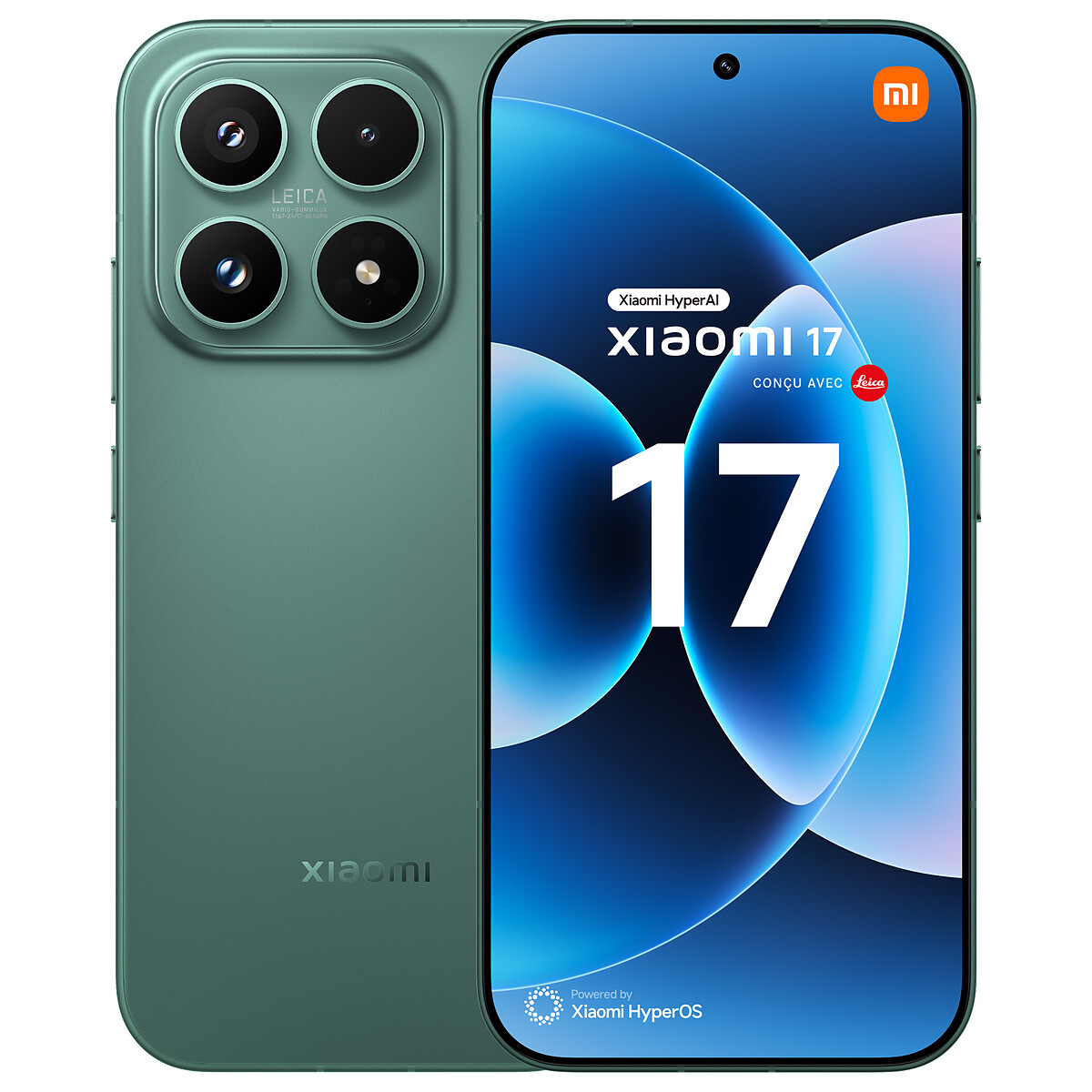 Xiaomi 17 Conçu avec Leica Vert (12 Go / 512 Go)