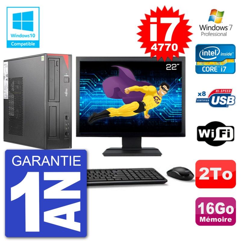 Fujitsu Esprimo E520 DT 22-inch Desktop Computer