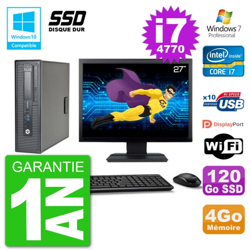 HP EliteDesk 800 G1 SFF Desktop Computer