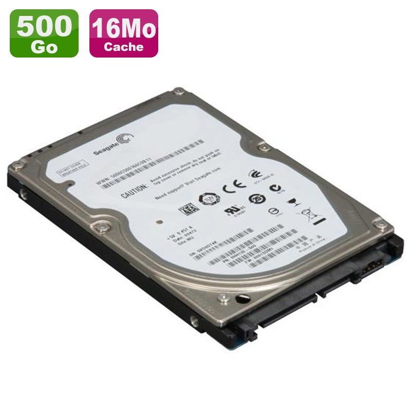 Seagate 500GB 2.5-inch SATA Internal Hard Drive, 5400 RPM, 16MB Cache (ST500LT012)