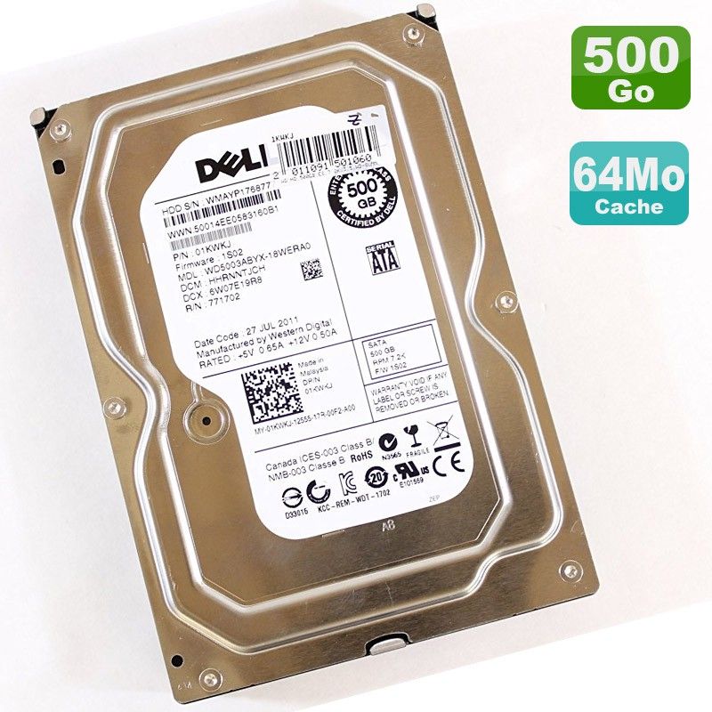 Western Digital 500GB SATA 3.5" Enterprise Hard Drive