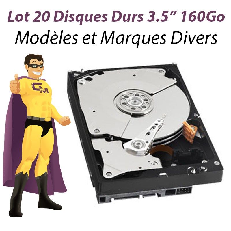 20x 3.5" 160GB SATA Hard Drives (WD, Samsung, Hitachi etc.)