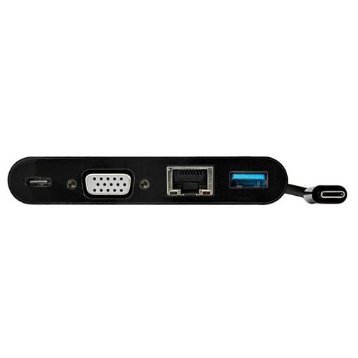 Adaptateur multiport StarTech USB-C - VGA, USB 3.0, GbE et livraison d'énergie de 60W