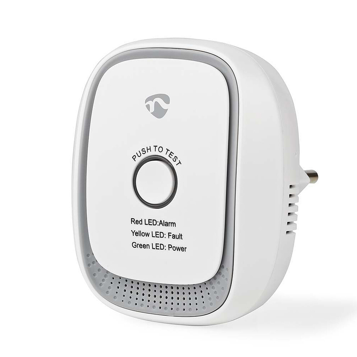 Nedis Détecteur de Gaz SmartLife Blanc